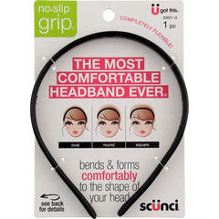 Conair Scunci bandeau pliable, détail doux pour cheveux sans cassure.