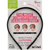 Conair Scunci bandeau pliable sans glissement, coiffage stable.