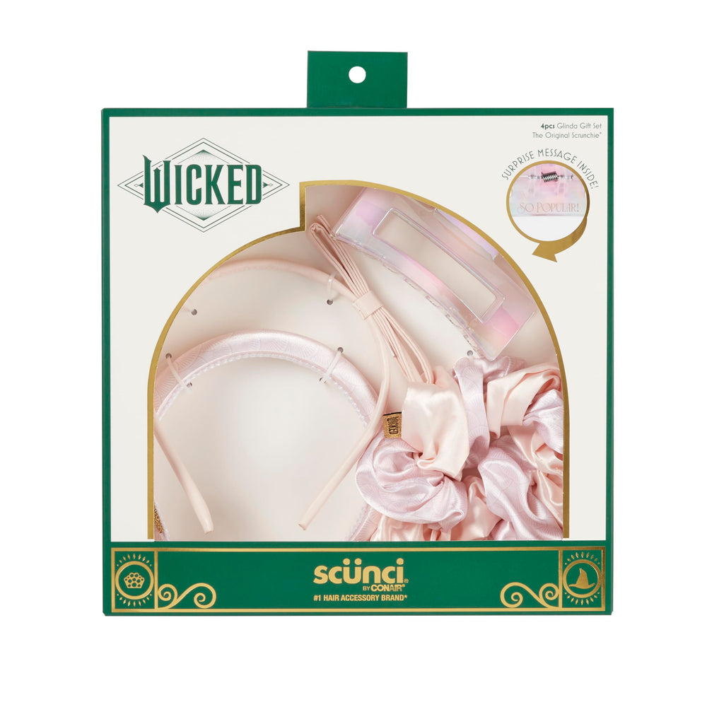 Coffret Wicked Glinda par Conair, ensemble accessoires cheveux pour filles.