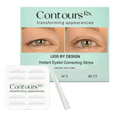 Contours Rx Lids by Design – boîte de 80 bandes paupières prêt à l’emploi pour lift discret toute la journée.