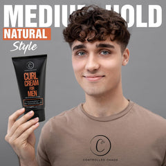 Crème pour cheveux ondulés Controlled Chaos, lissage des ondulations et hydratation.