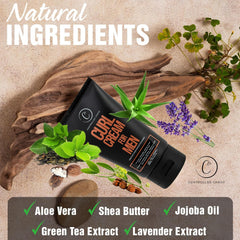 Crème nourrissante Controlled Chaos à base de Shea et Jojoba pour cheveux doux.