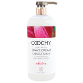 Coochy crème de rasage en bouteille 32 oz offrant hydratation durable