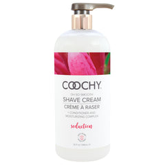 Coochy crème de rasage en bouteille 32 oz offrant hydratation durable