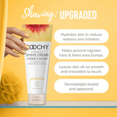 Coochy Crème de rasage pour aisselles, douceur et hydratation