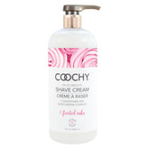 Crème de rasage Coochy hydratante en bouteille 32 onces, douceur durable.