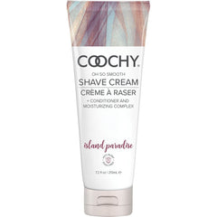Coochy Crème de rasage, flacon 7,2 oz, parfum Island Paradise, hydratante.