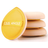 COOL-ANGLE éponges maquillage extralarges ensemble 4 pièces pour une application homogène.