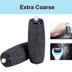 Rouleau COOMATEC d'exfoliation pour pieds, peau plus lisse.