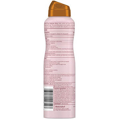 Coppertone Glow: application-facile, spray léger et séchage rapide sur peau.