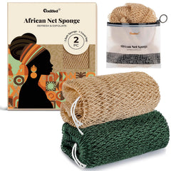 CORATED éponge résille africaine exfoliante pour exfolier en profondeur