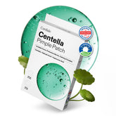 Patch Cordiale Centella en action sur le visage, discret et pratique.