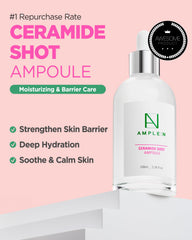 Coréana AMPLE:N sérum — texture légère pour absorption rapide.