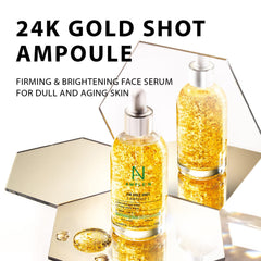 CORÉANA AMPLE:N 24k or-shot sérum – filaments d’or visibles pour nutrition ciblée