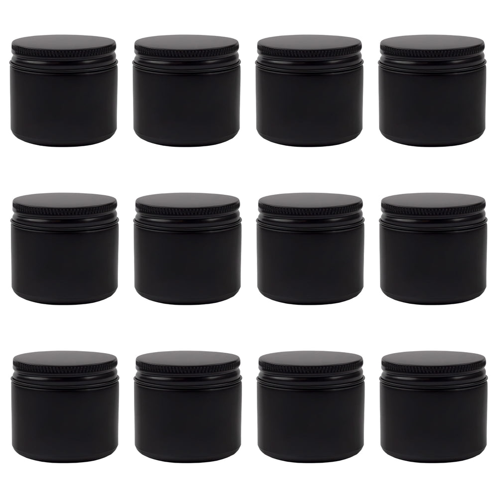 Bocaux en verre noir 60 ml de Cornucopia Brands pour cosmétiques.