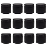 Bocaux en verre noir 60 ml de Cornucopia Brands pour cosmétiques.
