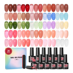 COSCELIA Jelly Gel coffret boîte de couleurs, idéale pour créer des styles polyvalents à domicile.