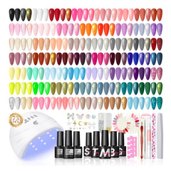 COSCELIA kit vernis gel et lampe UV pour une manucure à domicile