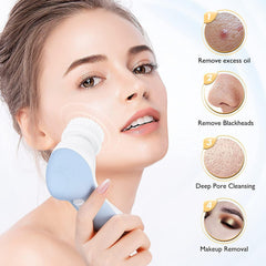COSLUS brosse-visage poils épais pour nettoyage en profondeur.