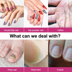 COSLUS perceuse d’ongles électrique ergonomique pour une prise en main confortable.