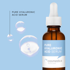 Cosmedica Skincare sérum acide hyaluronique pur pour hydratation en profondeur