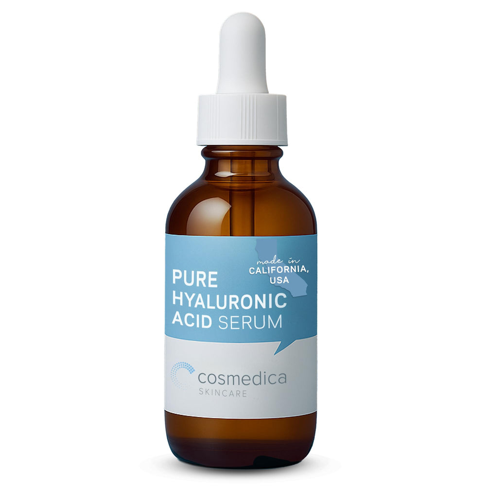 Cosmedica Skincare Sérum Hyaluronique, bouteille de 30 ml, hydratation intense pour la peau.
