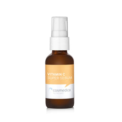 Cosmedica Skincare Vitamine C Super Serum – bouteille pompe pour une application précise et efficace
