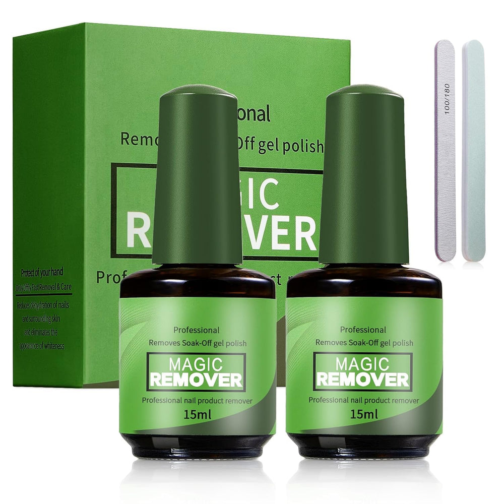 COSMOO dissolvant gel vernis gel 15ml 2pcs emballage pratique à domicile