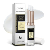 COSMOO peptide escargot bâton yeux application: apaise les poches et rafraîchit le regard.