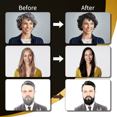 COSMTEK Shampoing couleur noire – barbe avec teinte homogène et discrète.