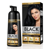 COSMTEK Shampoing couleur noire – bouteille, application facile et couleur durable.