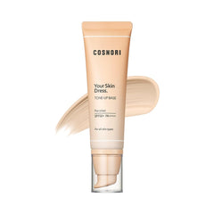 COSNORI Base tonalité porcelaine – bouteille, corrige le teint et unifie.
