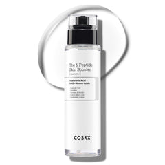 COSRX 6X Peptide Collagen Booster Toner Serum : bouteille-pompe, hydratation et éclat.