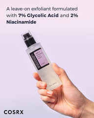 CosRX 7% acide glycolique - Texture lotion exfoliante visible