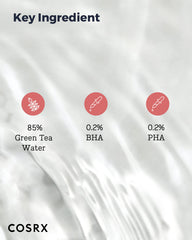 Application simple du COSRX LIQUIDE APAISANT DOUX dans la routine quotidienne.