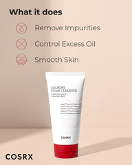 COSRX AC Collection Mousse nettoyante anti-acné avec acide salicylique pour pores propres.
