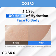 COSRX Crème Barrière avec céramides et acide hyaluronique renforce la barrière.