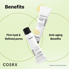 COSRX Crème Rétinol 0,1% – texture onctueuse prête à être appliquée