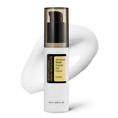 COSRX crème yeux mucine escargot et peptides, bouteille pour le contour des yeux.