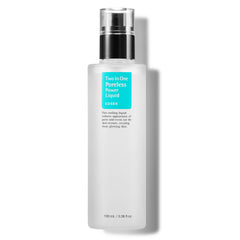 COSRX Liquide Deux-en-Un pour pores serrés, flacon visible, effet resserrant les pores.