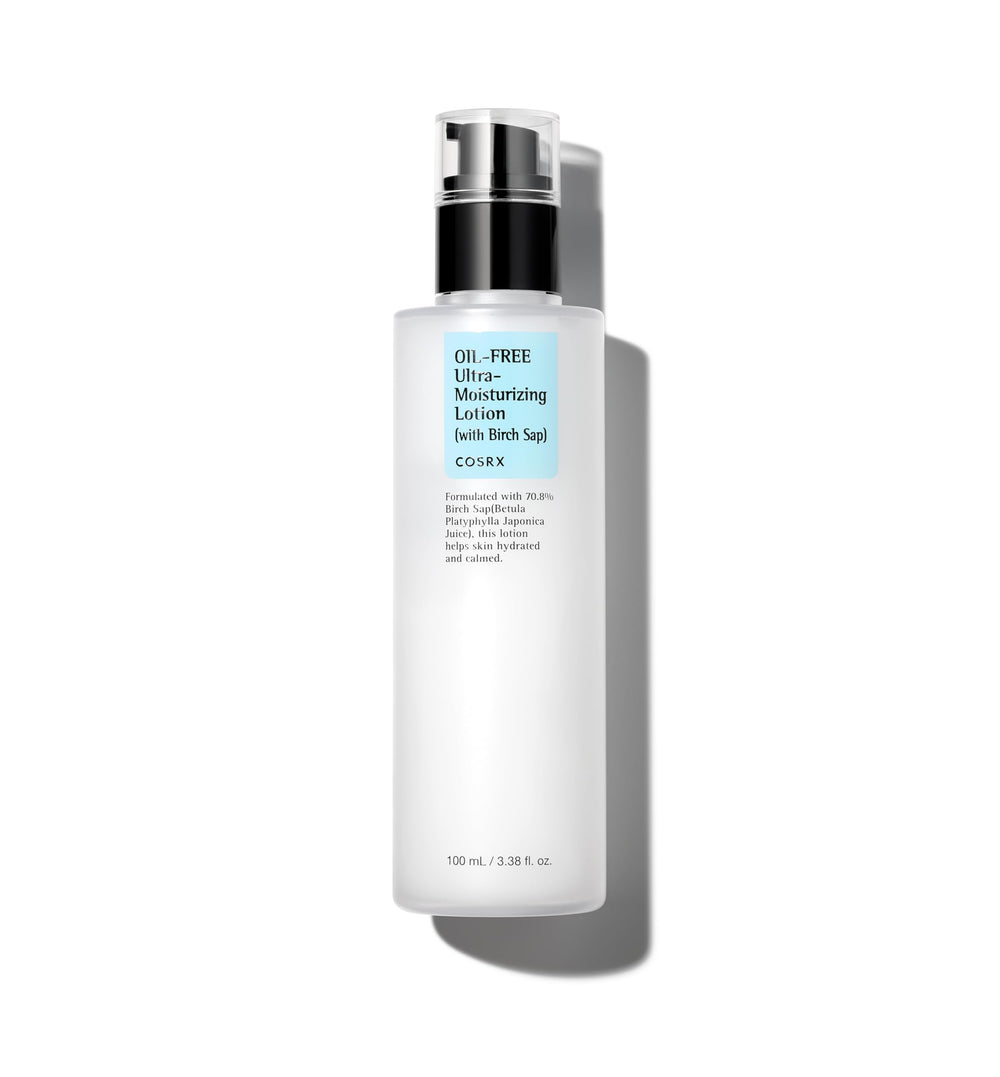 COSRX lotion sèche bouleau bouteille: hydratation légère sans gras pour peau mixte.