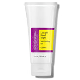 COSRX Low pH Good Night Soft Peeling Gel – bouteille montrant exfoliation douce pour peau sensible
