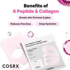COSRX masque en place sur le visage pour hydratation ciblée