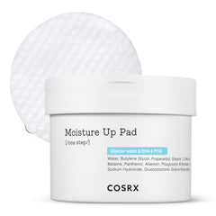 COSRX Moisture Up Pads – emballage 70 tampons visage, hydratation pratique.