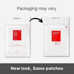 Trois tailles de patch COSRX pour adapter la couverture selon l ampleur des boutons.