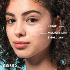 COSRX patch taille petite, patchs discrets pour petits boutons.