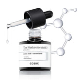COSRX Sérum Hyaluronique 3% dans la bouteille, hydratation en profondeur possible.
