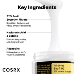 Application apaisante sur peau irritée avec COSRX Snail Mucin 92%.