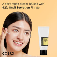 Cosrx Snail Mucin 92% - texture gel légère pour absorption rapide.
