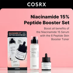 COSRX Toner Booster Peptide, visuel de tonique léger pour peau tonifiée.